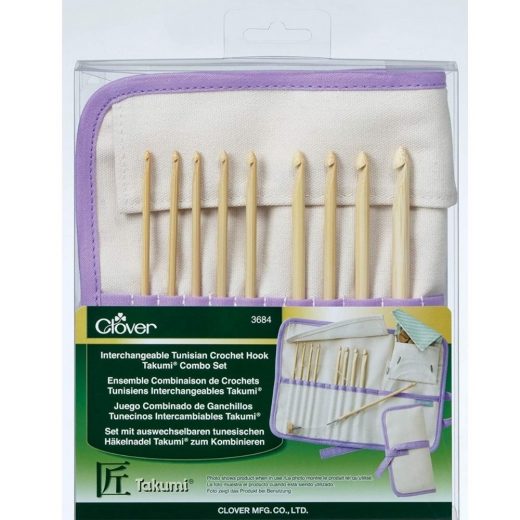 Interchangeable Tunisian hook set